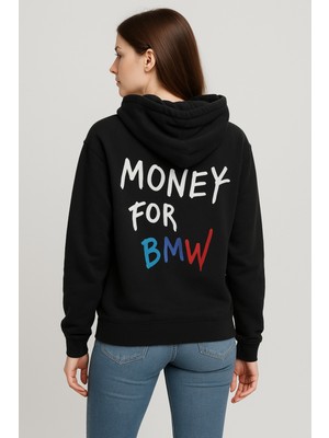 HMO Store Unisex Bmw Logolu Spor Şık Hoodie – Rahat ve Tarz