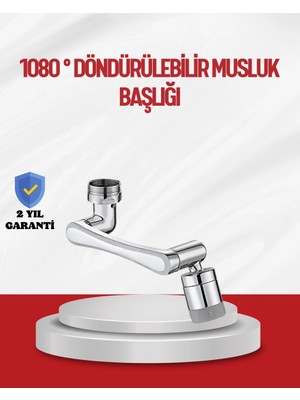 Najmaddin 1080° Çok Yönlü Musluk Atı Püskürtme ve Köpük Akışlı