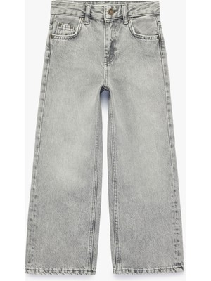 Koton Pamuklu Cepli Geniş Paça Denim Pantolon