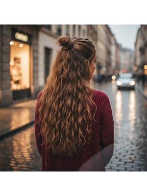 Handmade Çıtçıt  Saç Yeni Nesil Saçlar Isıya Dayanıklı  Fiber 200GRAM  Üstü