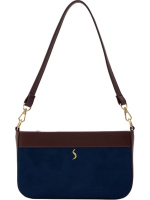 Santini Roya Süet – Kol ve Omuz Çantası