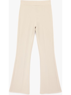 Koton Dikiş Detaylı Modal Karışımlı Ispanyol Paça Eşofman Altı