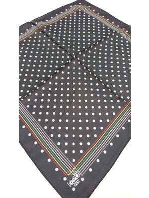 Bilmar Ipek Vual Desenli Fular Bandana Estascarf 50 x 50 cm