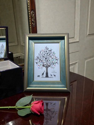 CaactuStore Premium Ahşap Resim Çerçevesi Lüks