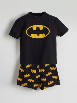Lc Waikiki Yeni Sezon Batman Baskılı Erkek Bebek Şortlu Takım