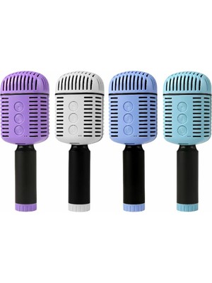 Hediye Bahçesi Kablosuz Hoparlörlü Karaoke Mikrofonu
