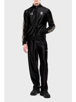 Ea7 Regular Fit Logolu Dik Yaka Eşofman Takımı Erkek Eşofman Takımı 7M001613 AF21688 UC001
