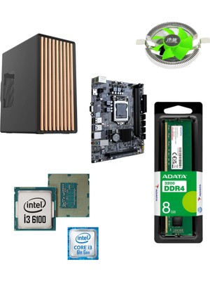 EFSOFFİCE0006 - I3 6. Nesil 8gb Ram 256GB SSD  Ofis Bilgisayarı