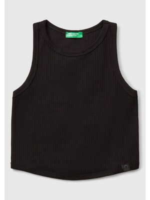 United Colors Of Benetton Siyah Kız Çocuk Kj_fitilli Crop Atlet Model Kodu: ( 31H3CH01F100)