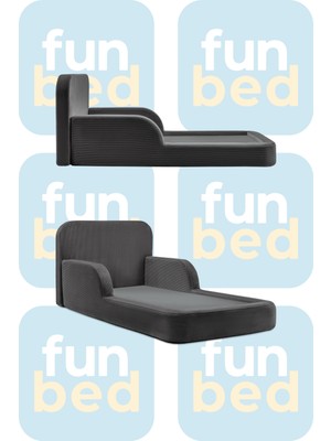 Funbed Katlanır Çocuk Yatağı ve Oyun Alanı | Tamamen Sünger | Tek & Çift Kişilik