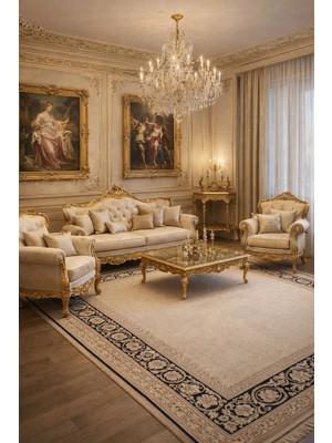 Hoom Rugs Avangard 1315 D Klasik Salon Halısı