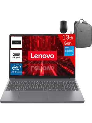 Lenovo Ideapad Slim 3 I5 13420H 16GB 512GB SSD W11 Pro 15.3" Wuxga Bilgisayar & Çanta & Mouse 83K1004ETR-SM