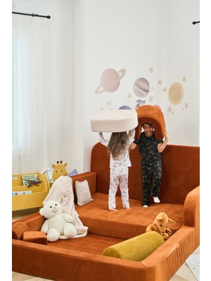 Funbed Katlanır Çocuk Yatağı ve Oyun Alanı | Tamamen Sünger | Tek & Çift Kişilik