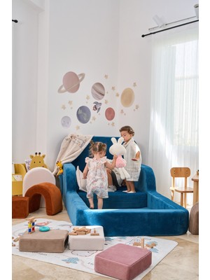 Funbed Katlanır Çocuk Yatağı ve Oyun Alanı | Tamamen Sünger | Tek & Çift Kişilik