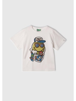 United Colors Of Benetton Erkek Bebek Tshirt 10IH 1/6 Yaş