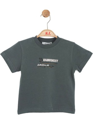 Nk Erkek Bebek Rain Forest Tshirt 1-4 Yaş Yeşil