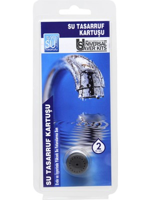 Su Tasarruf Kartuşu 2 L/dk | %90’a Varan Su Tasarrufu | Miks & Kuğu Uyumlu