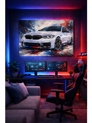 Bmw G30 M5 Kanvas Tablo