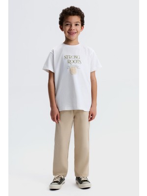 Nk Erkek Çocuk Harley Pantolon 4-8 Yaş Krem