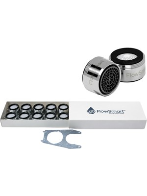 Avantaj Paketi (10’lu) – 3,7 L/dk Su Tasarruflu Aeratör | %85 Tasarruf | ØF24 Uyumlu