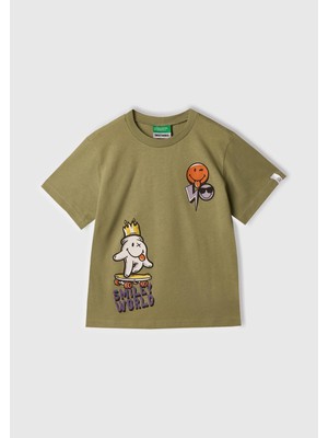 United Colors Of Benetton Erkek Bebek Tshirt 10IH 1/6 Yaş