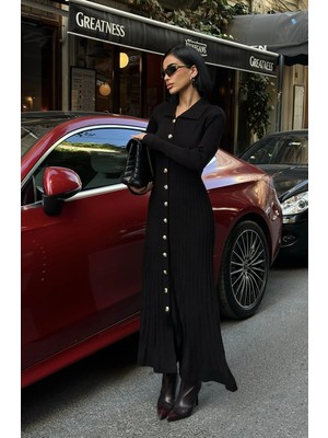 Meecy Uzun Triko Elbise