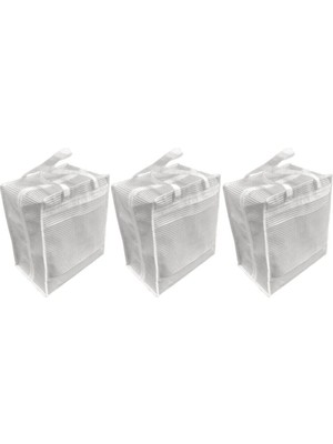 PremiumPort 3'lü Seyahat Ayakkabı Saklama Çantası 35X22X40CM Gri