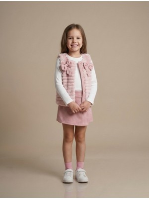 Lumia Baby Kız Çocuk Fiyonk Detaylı Skuba Takım