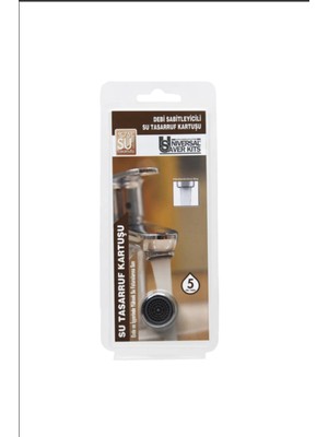 %75 Tasarruf Venturi Etkili Su Tasarruf Kartuşu Perlatör Lavabo ve Miks Bataryalara Uyumlu 5 L/dk