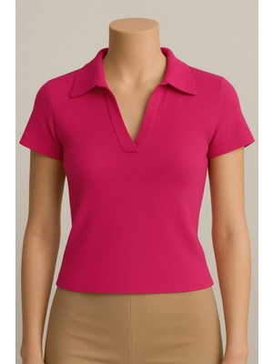 Meecy Kadın V Yaka Kaşkorse Bluz