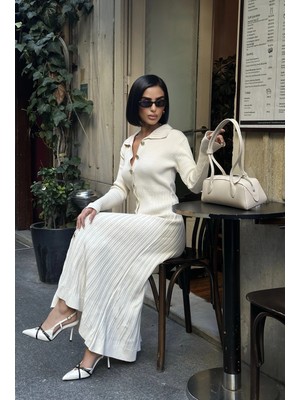 Meecy Uzun Triko Elbise