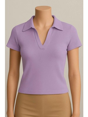 Meecy Kadın V Yaka Kaşkorse Bluz