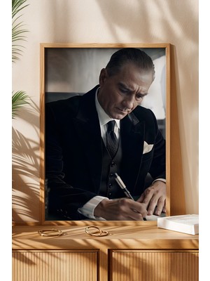 Huhuli Mustafa Kemal Ataturk Baskili Tablo HUHU499