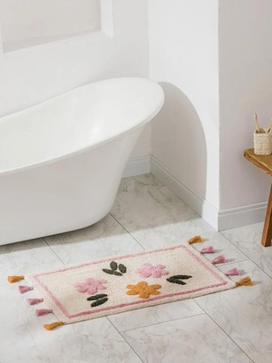 LC Waikiki Karışık Püsküllü Banyo Paspası 50X80 cm  (S6)