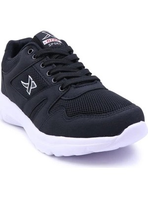 X-Step Xstep 020 Faylon Erkek Spor Ayakkabı Siyah Beyaz