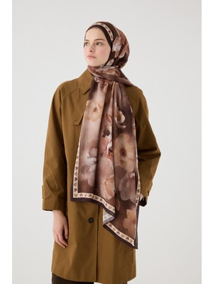 Camellia Scarfs Opera Kraş Şal - Acı Kahve