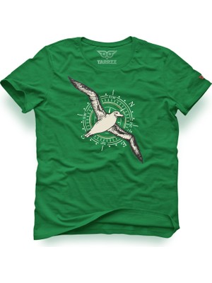 Tarrzzcom Unisex Tasarım Tshirt %100 Pamuklu Erkek Tişört Kadın Tişört  Albatros Tasarım
