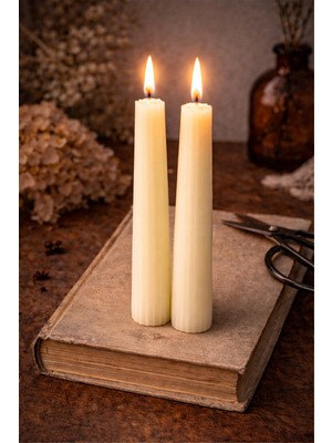 BRANDSMITHS 2'li Vanilya Kokulu Şamdan Mum