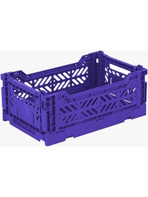 PremiumPort Minibox Saks Blue Katlanabilir Kasa, Pratik ve Şık Saklama Çözümü