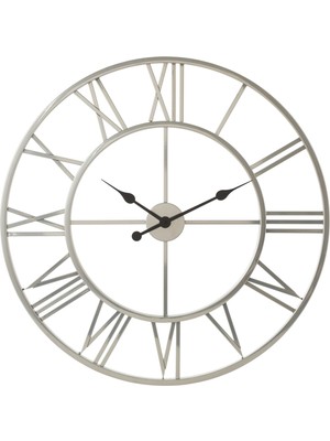 Mudo Home HOLMBERG SILVER DUVAR SAATİ 76CM