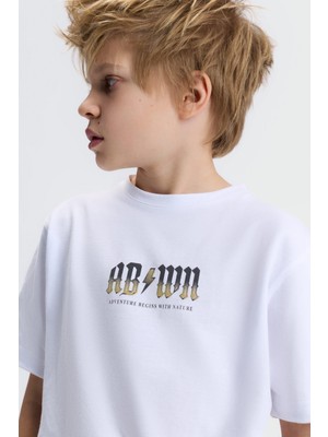 Nk Erkek Çocuk Monza Tshirt 8-14 Yaş Beyaz
