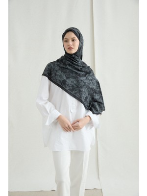 Camellia Scarfs Amber Kraş Şal - Siyah