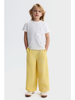 Nk Kız Çocuk Vibrant Pantolon 4-8 Yaş Sarı