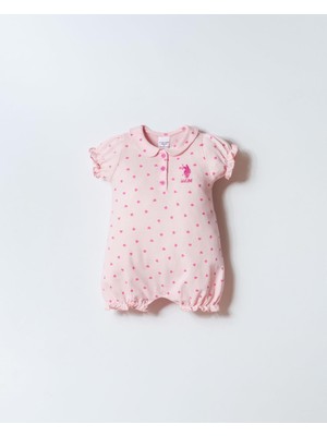 U.S. Polo Assn. U.s. Polo Assn Kız Bebek Tulum  6-36 Ay Pembe