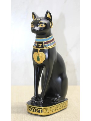 Eco Lounge Polyester Mısır Kedisi Figür Büyük Boy