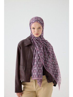 Camellia Scarfs Prag Rami Şal -  Gül Kurusu