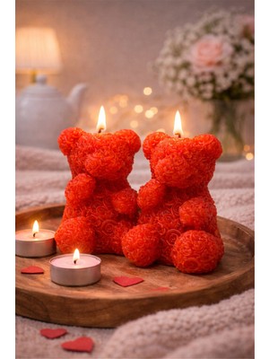 BRANDSMITHS Ayıcık Formlu Dekoratif Mum