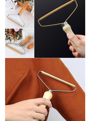 Gampus Elbise Tiftik ve Tüy Toplama Aleti (Demir) Pratik Tüy Toz Tiftik Temizleme Aparatı