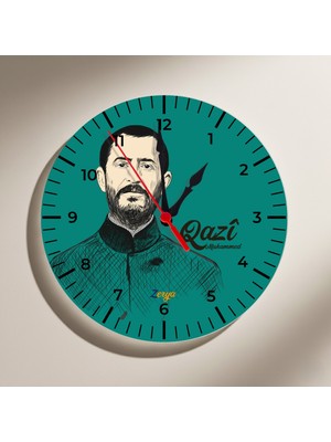 Zerya Qazi Muhammed Tasarımlı Duvar Saati