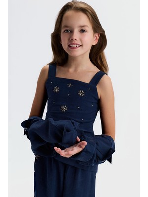 Nk Kız Çocuk Cashmere Crop 8-14 Yaş Lacivert